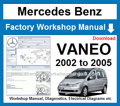 Mercedes vaneo Service Repair Workshop manual